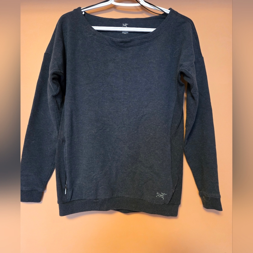 Arc'teryx boat neck navy pullover